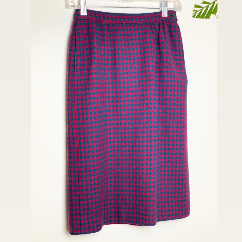 Pendleton Vintage Petite Virgin Wool Skirt